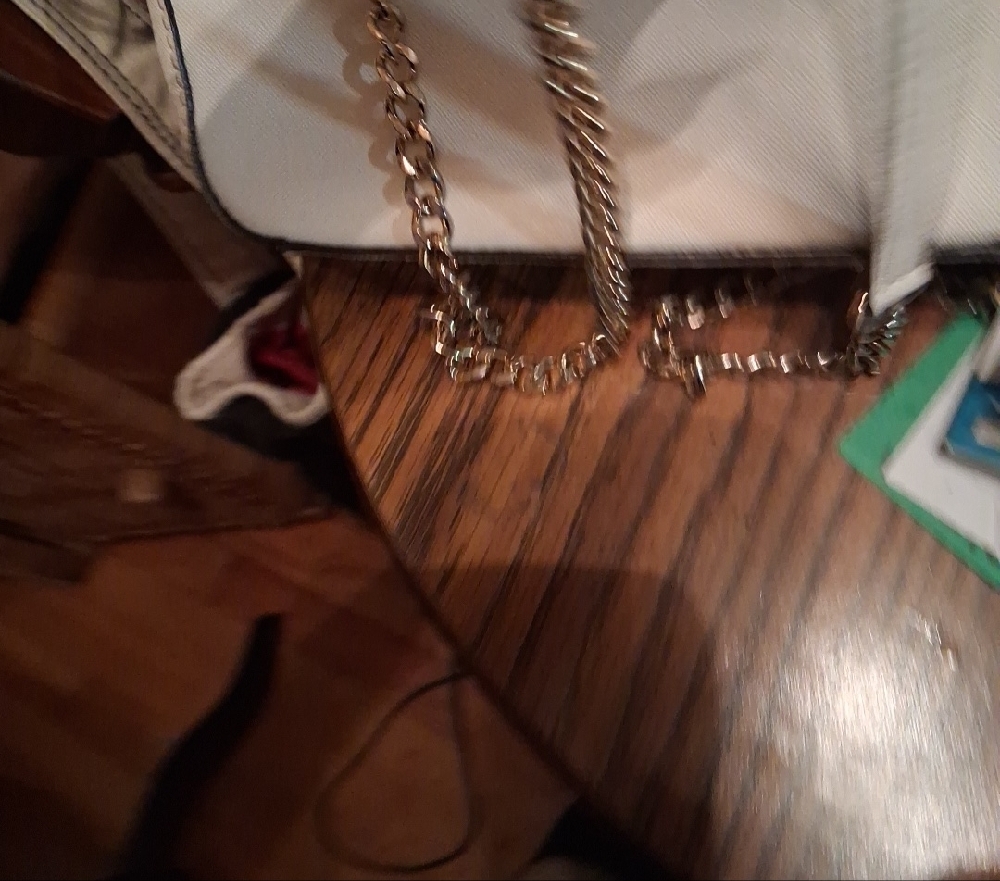 Michael Kors Sloan Cream Crossbody Bag with Gold Studs - Picture 16 of 16